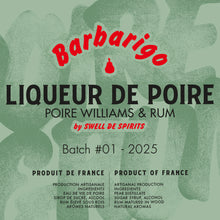 Charger l'image dans la galerie, Barbarigo - Liqueur de Poire William & Rum