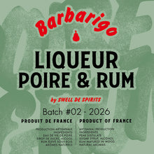 Charger l'image dans la galerie, Barbarigo - Liqueur de Poire William & Rum