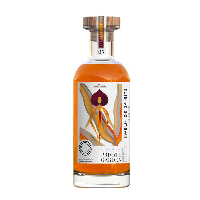 #5 Private Garden Series Rum du Belize, Travellers 2008, 11 ans Tropical en Fût de Chêne Blanc Rebrûlé, 4 ans Continental en Fût de Rum Recyclé, 68,1% ABV, Brut de fût, seulement 200 bouteilles, 500ml
