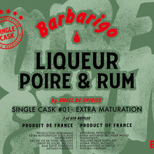 Load image into Gallery viewer, Barbarigo Extra Maturation - Single Cask #1 Pear Liqueur &amp; Rum
