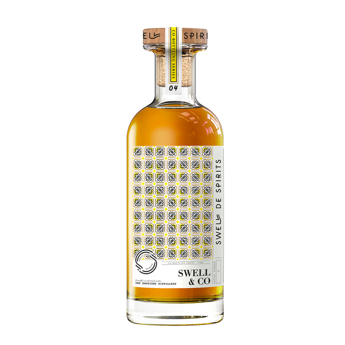 #4 Swell & Co series Rum Jamaïcain Long Pond 2007 avec 13 ans sous climat tropical et 1 an Continental, 68%, 500ml, Brut de fût, Single Cask de 367 Flacons